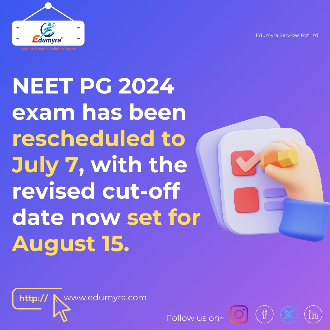 NEET PG 2024: NEET PG 2024 Exam Date Rescheduled to July 7