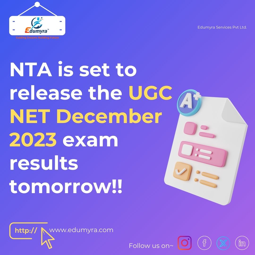 NTA will release UGC NET December 2023 exam results tomorrow