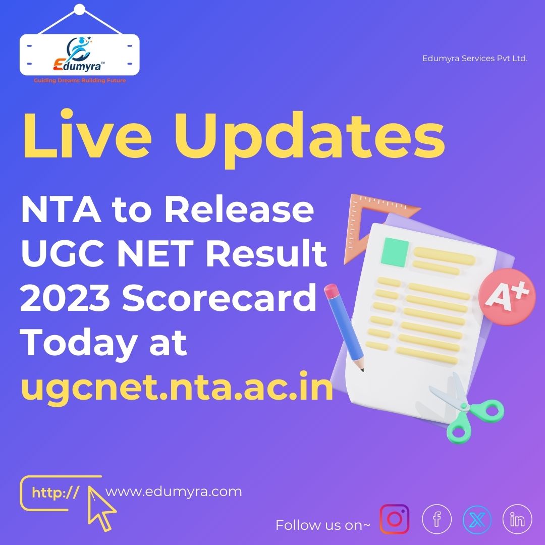 NTA to Release UGC NET Result 2023 Scorecard Today