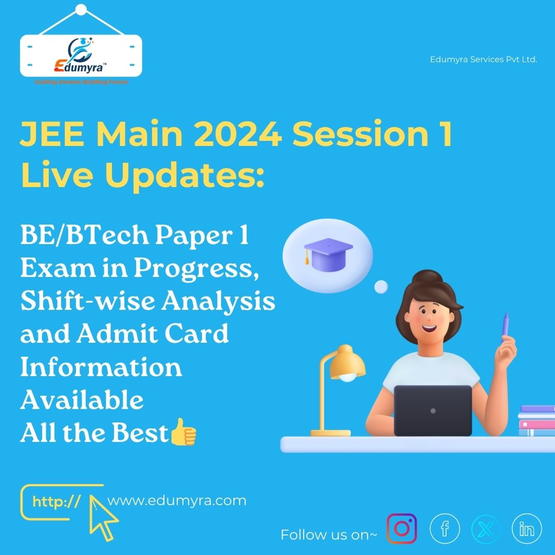 JEE Main 2024: BE/Btech Exam in Progress, Check details here