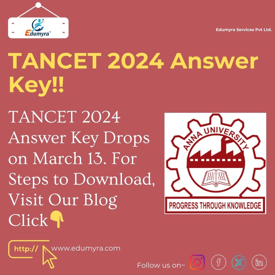 TANCET 2024 : TANCET 2024 Answer Key Will Release Tomorrow