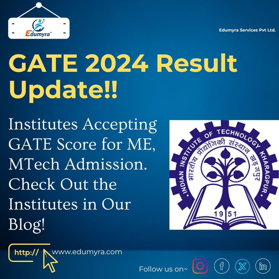 GATE 2024: Institutes Accepting GATE Score For ME and M. Tech