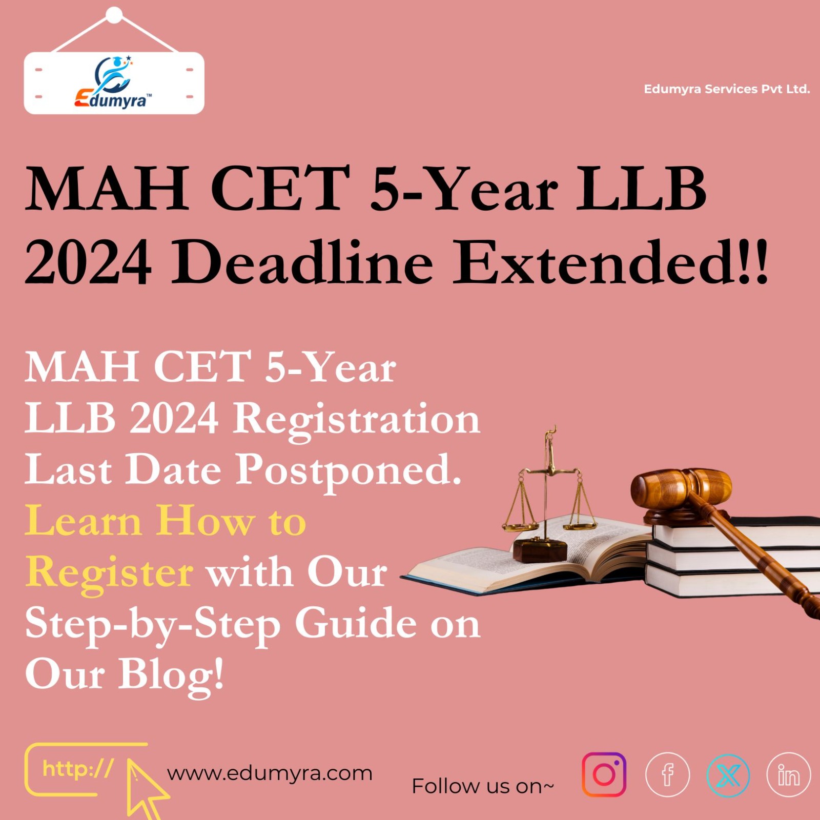 MAH CET 5-year LLB 2024 deadline Extended, Check details here
