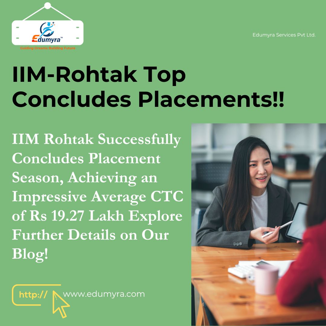 IIM Rohtak Successfully Conclude Placement season