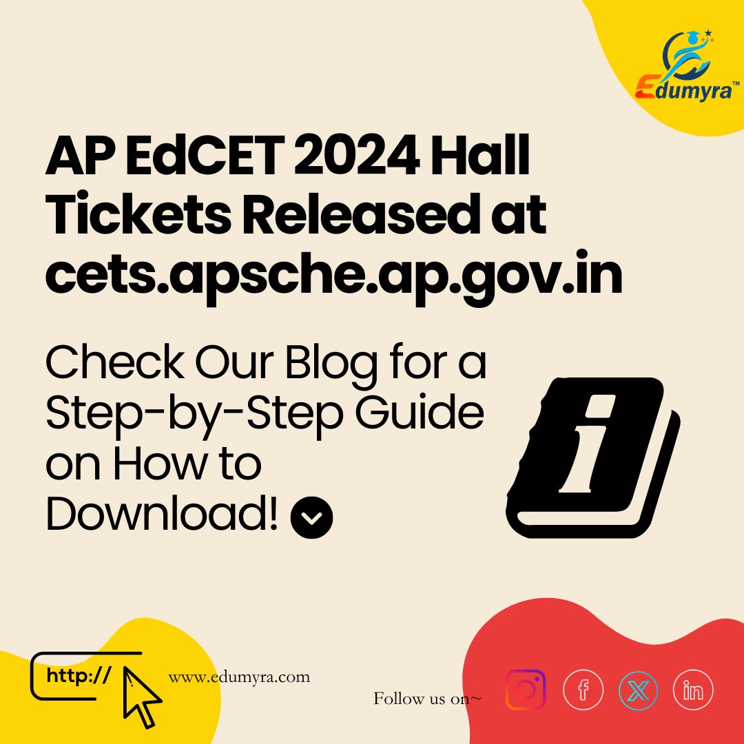 AP EdCET 2024 Hall Tickets Now Available at cets.apsche.ap.gov.in