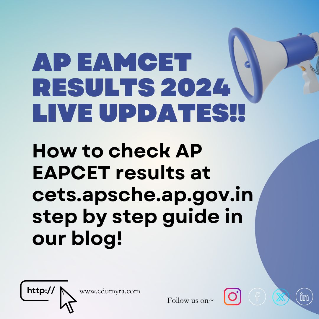 AP EAMCET 2024 Results: Live Updates and How to Check Your Score