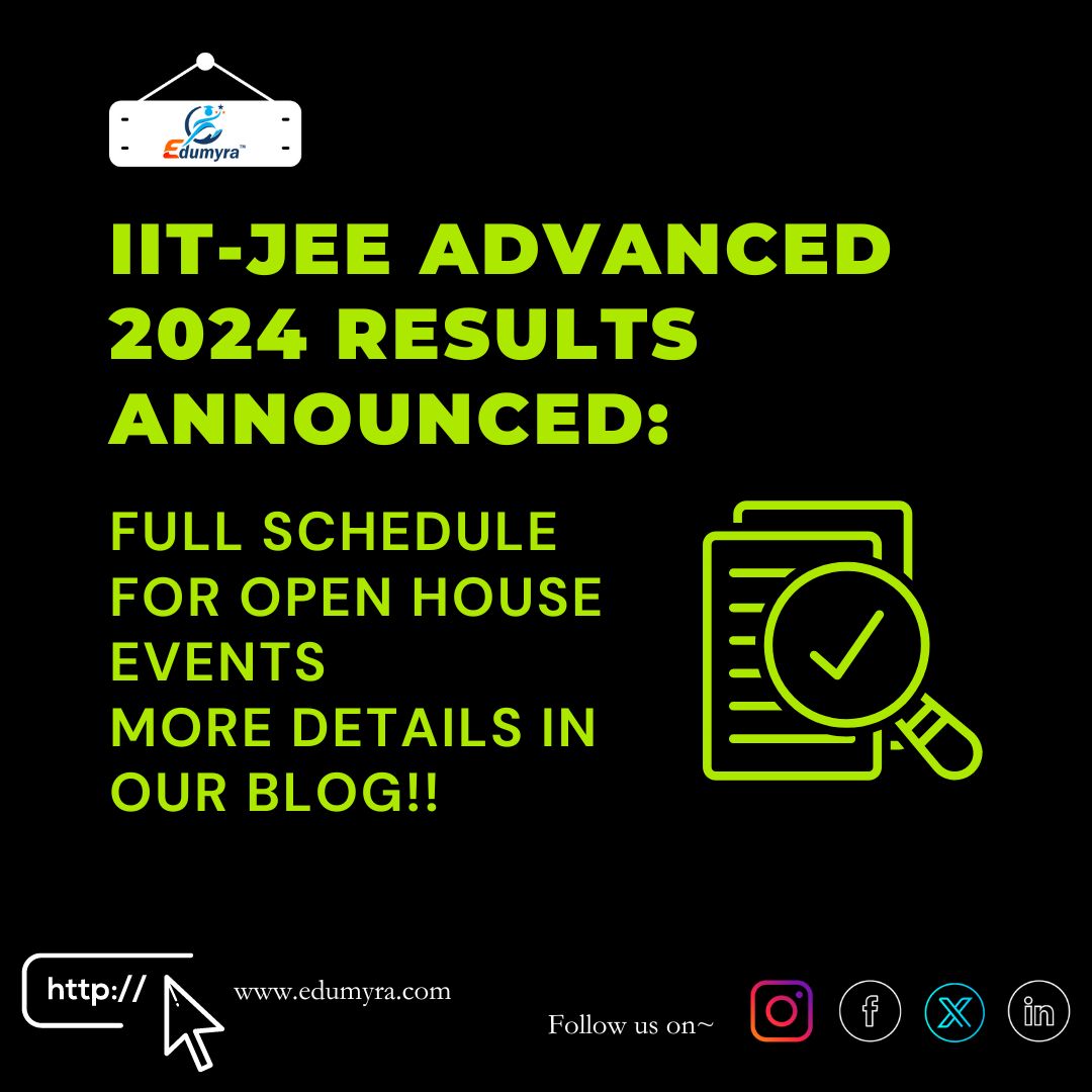 IIT-JEE Advanced 2024 Results: Full Schedule of Open House Events