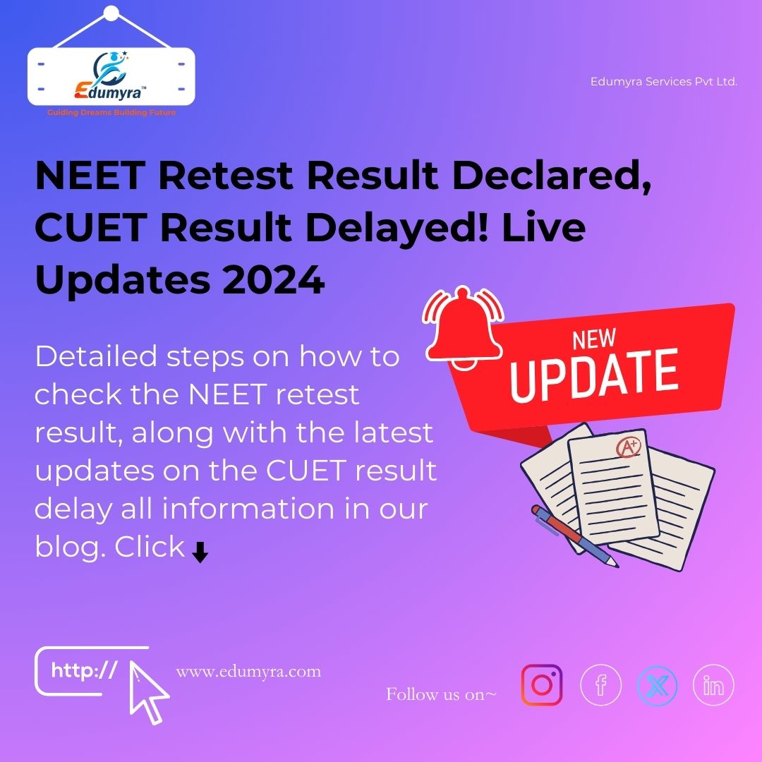 NEET Retest Result Declared, CUET Result Delayed, check here