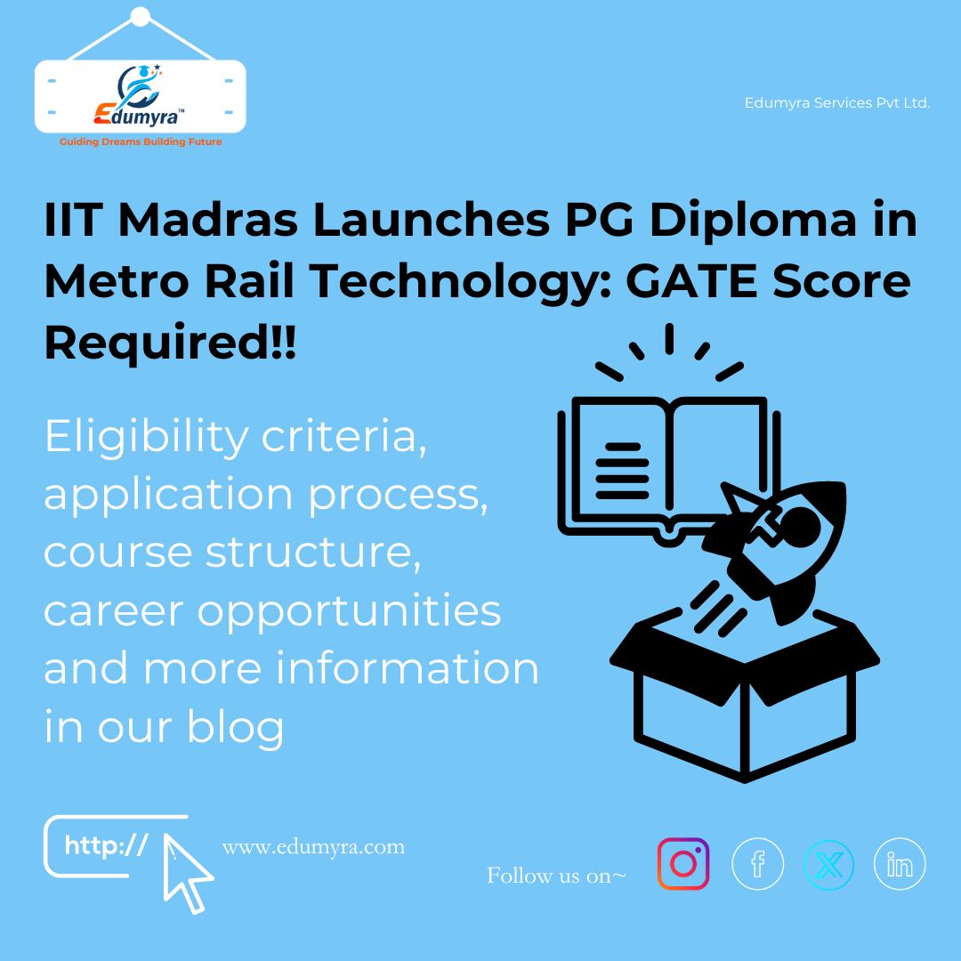 IIT Madras Launches PG Diploma in Metro Rail Technology