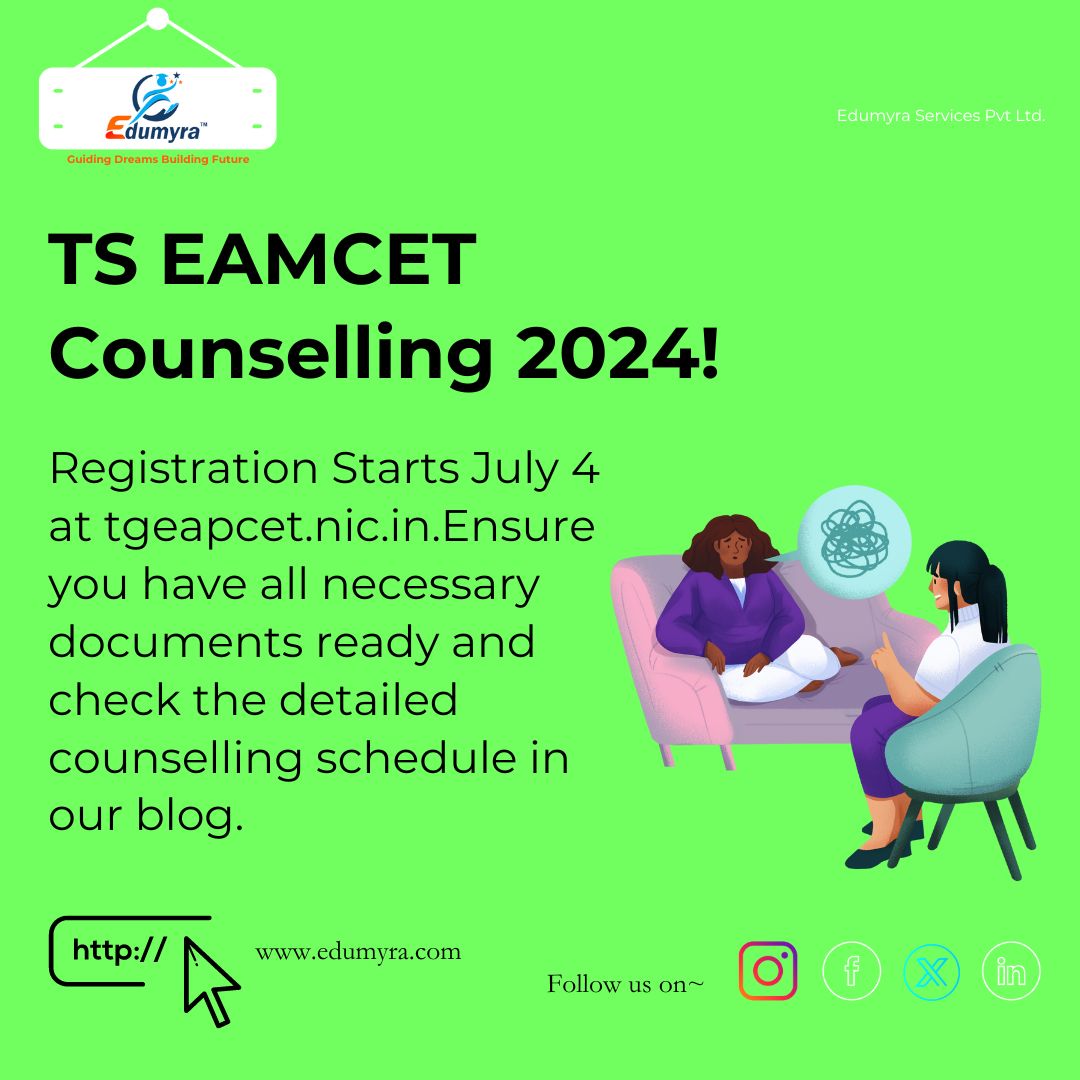 TS EAMCET Counselling 2024: Registration Begins on July 4