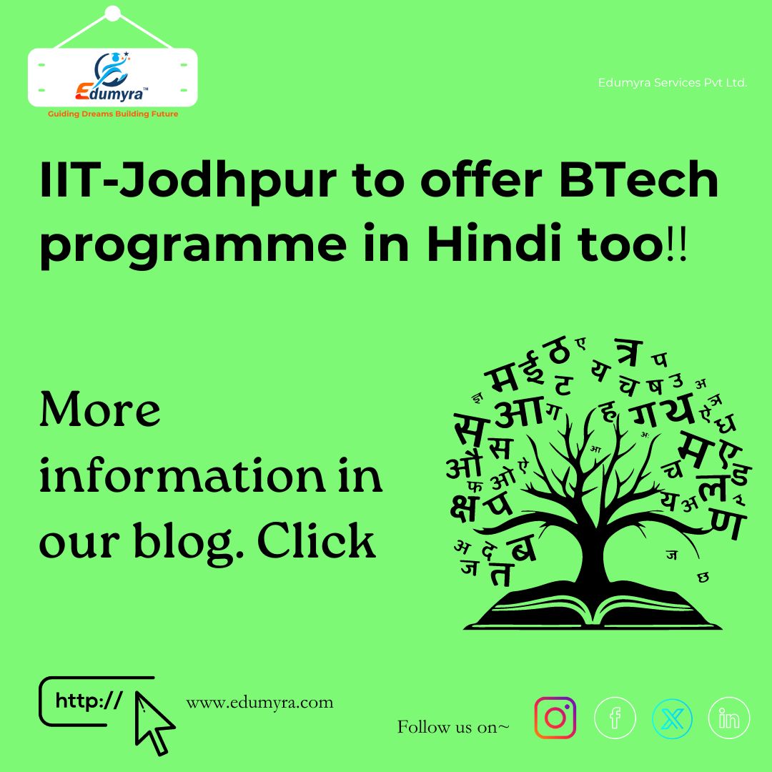 IIT-Jodhpur to Introduce BTech Programme in Hindi