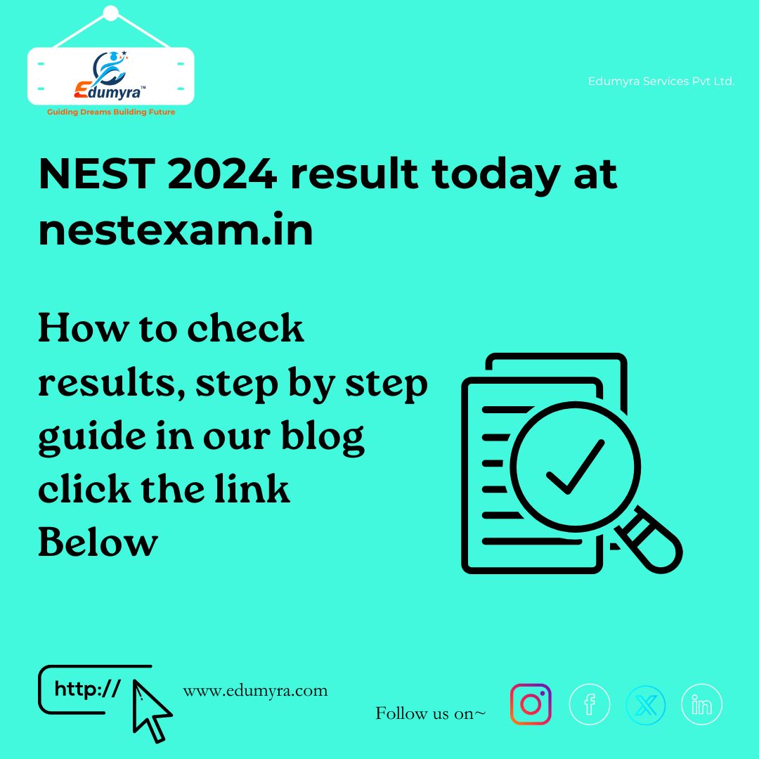 NEST Result 2024 Today @nestexam.in: Check details here
