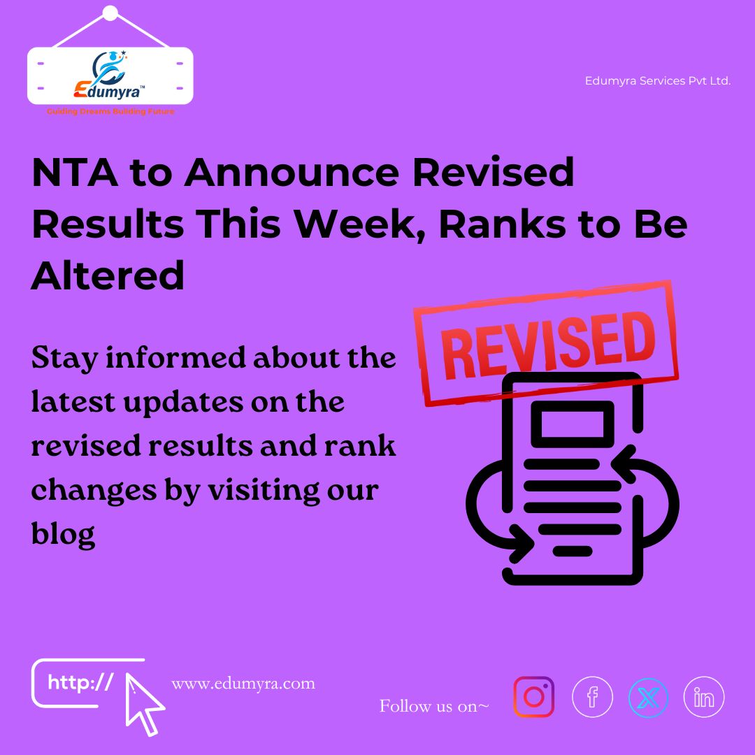 National Testing Agency (NTA) to Announce Revised NEET UG Result