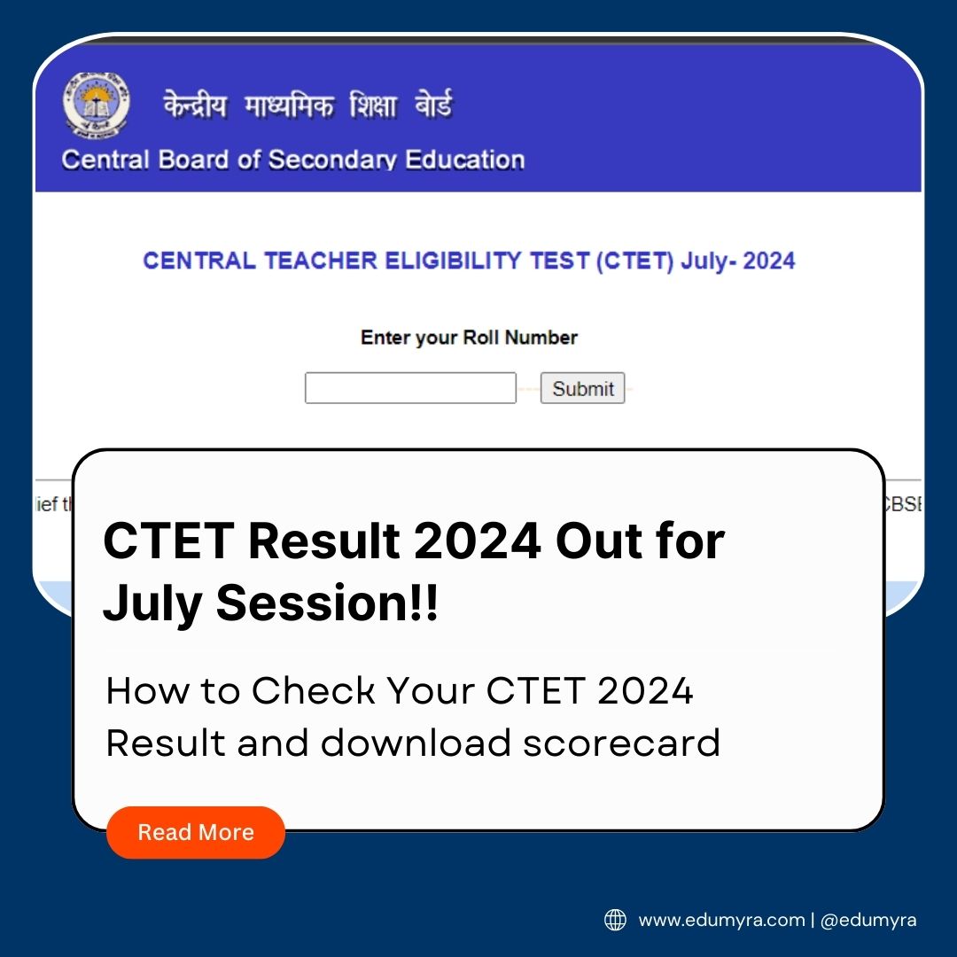 CTET Result 2024 Out for July Session, Download Link Here