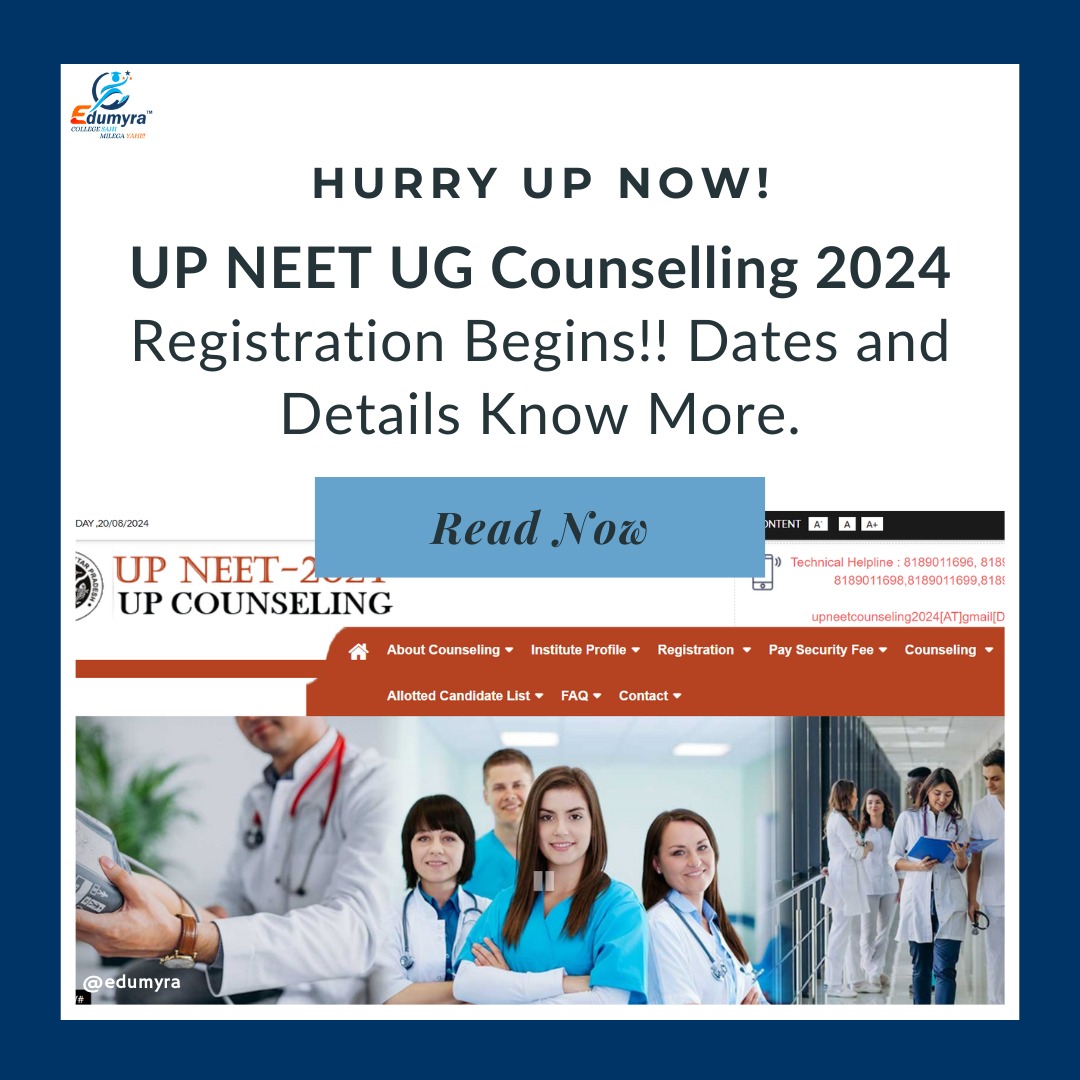 UP NEET UG Counselling 2024: Registration Starts August 20