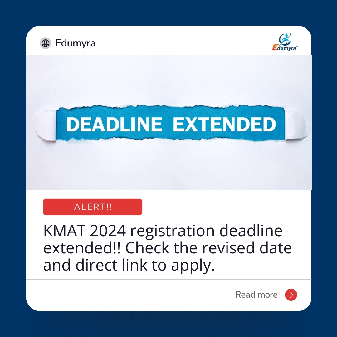 KMAT 2024 registration extended: See new deadline and apply here
