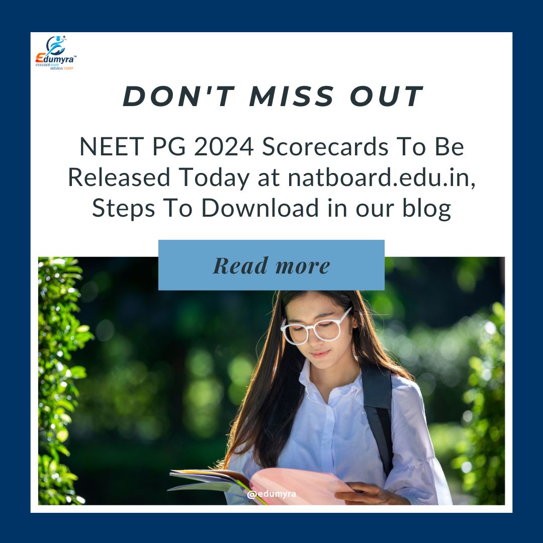 NEET PG 2024 Scorecards to Be Released Today at natboard.edu.in