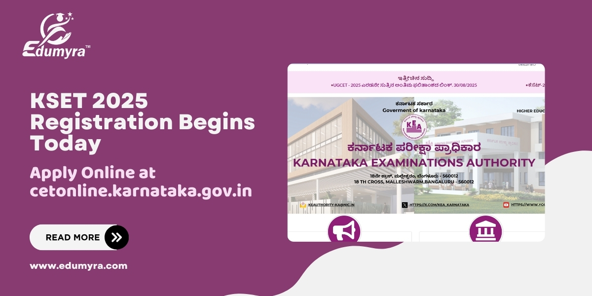 KSET 2025 Registration Open: Apply Online at cetonline.karnataka.gov.in