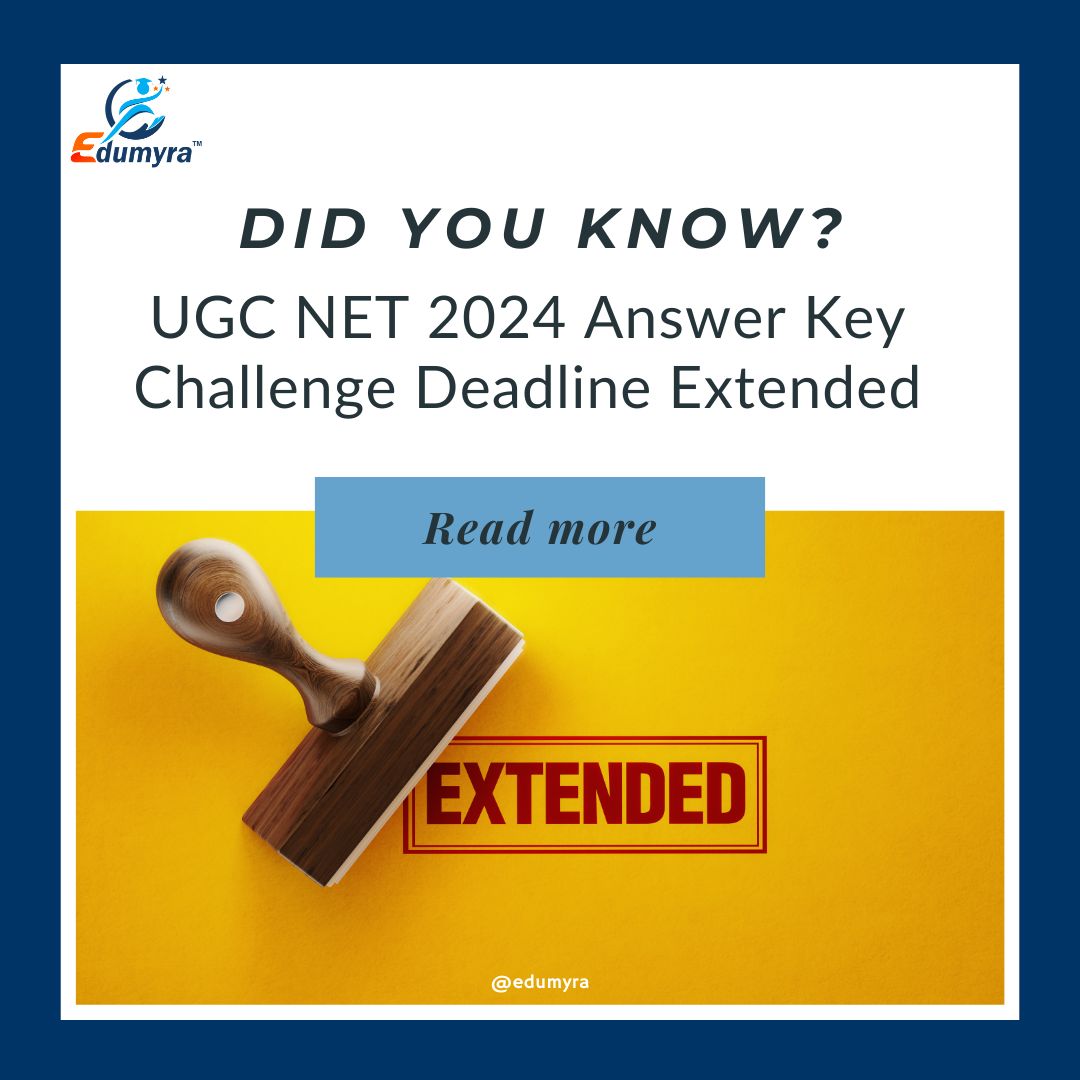 UGC NET 2024: Answer Key Challenge Deadline Extended