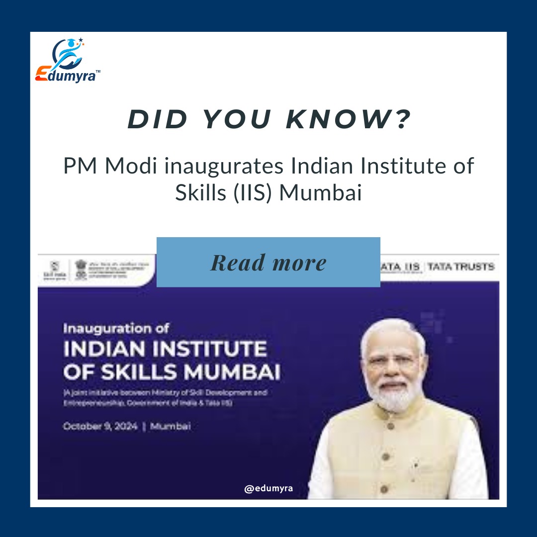 PM Modi Inaugurates Indian Institute of Skills to Boost Industry