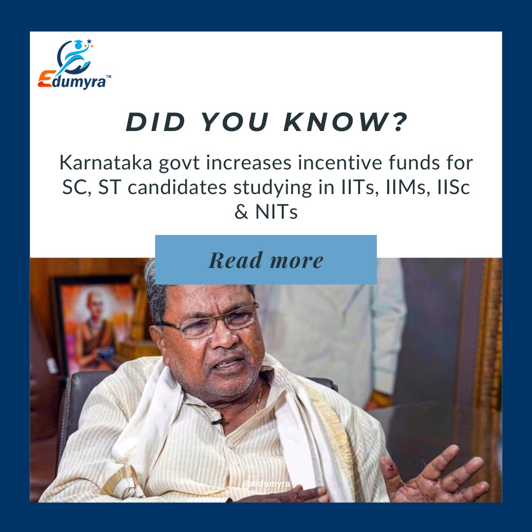 Karnataka Enhances Rewards for SC/ST Students in IIT, IIM & NITs