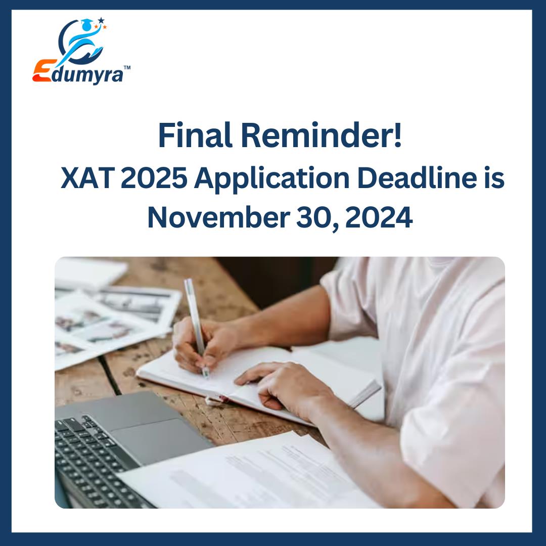 XAT 2025 Application Deadline is November 30, 2024