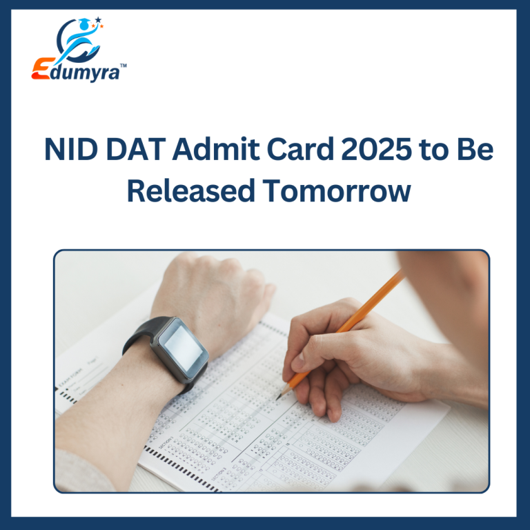 NID DAT Admit Card 2025 to Be Released Tomorrow