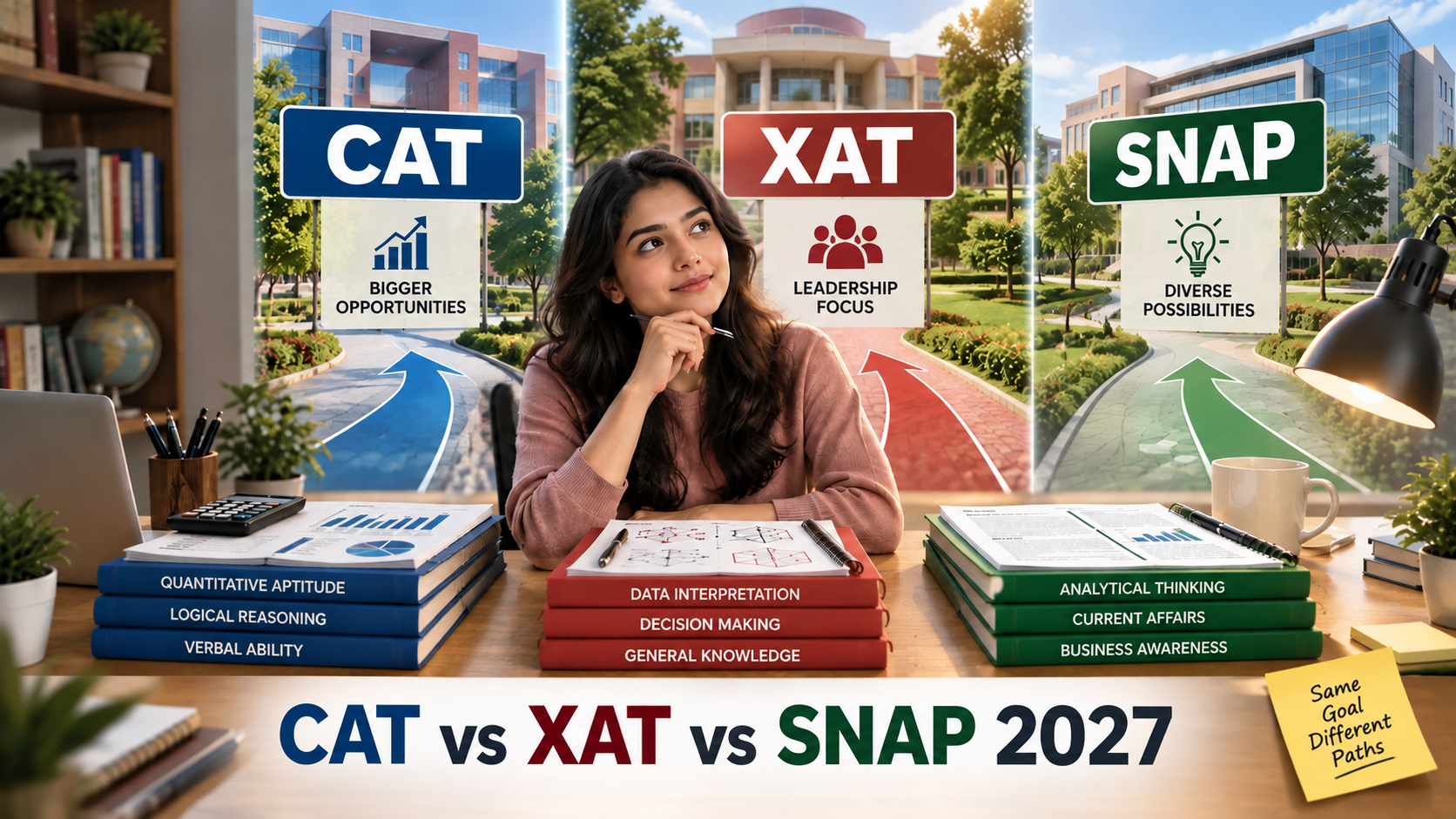 CAT vs XAT vs SNAP 2027: Which MBA Entrance Exam Is Right for You?